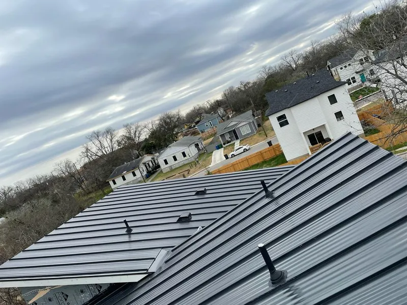 Standing seam metal roof panels with vents for Skylight Repair in Rock Hill
